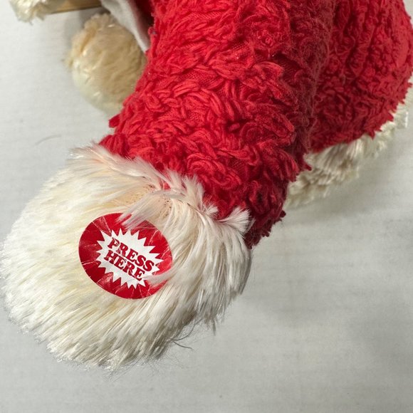 Hallmark Jingle Bear 14 Inch Christmas Teddy Bear Plays Jingle Bells New - Picture 5 of 13